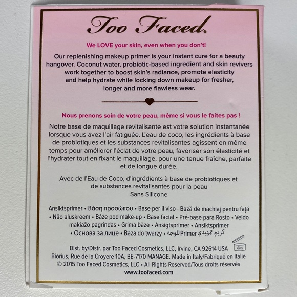 Too Faced Hangover Replenishing Face Primer Base - Picture 4 of 5